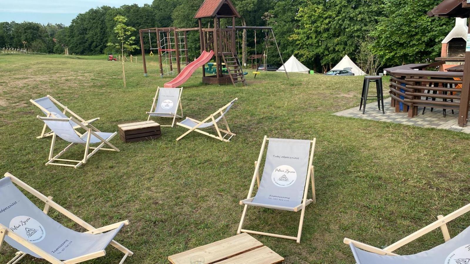 Mazury Glamping Kruklanki Polana Zyczen Hotel Bagian luar foto